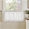 TOPICK Tendine opache per finestra da cucina, bianche 125L x 45A cm 2 pezzi