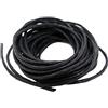 The Bead Shop Filo di Cotone Cerato Nero 2 mm 5 m - Cordino per Collane - Filo Cerato per Ciondoli e Bigiotteria - Cordoncino per Braccialetti, Macramè e Shamballa Fai da Te