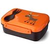 Carl Oscar Nice Box Kids - Bento Box scatole per la merenda/Pranzo con Piastra eutettica Mantiene Freddo per Diverse Ore, 17 cm x 12,5 cm x 6,3 cm in Arancione