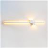 Klobvtt Applique da parete lineare a LED Applique da parete minimalista Apparecchio di illuminazione Faretto da parete moderno Soggiorno Divano Sfondo Lampade da parete Applique cablate Luci da parete