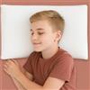 KNERST® Cuscino Bambini 40x60 in Memory Foam - Cuscino Letto Bambino Ergonomico e Basso 8,5 cm - Guanciale Lettino Antisoffoco Anallergico Antiacaro - Ideale per Bambini 6 7 8 9 10 Anni