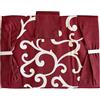 SalGiu Copriforno Cucina in Cotone Varie Fantasie Imbottito Chiusura a Strappo Shabby Chic 50x35cm (Ghirigori (Bordeaux))