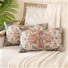 Miuyunya Federe Cuscini Divano Bohémien Copricuscini Divano Moderna Motivo Boho Mandala Tribale Fodera per Cuscino con Cerniera Invisibile per Soggiorno Camera da Letto Soggiorno Estivo (Set di 2, 50x30 cm)