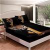 Azinol Set di lenzuola con angoli tigre, motivo animali selvatici, set di biancheria da letto per bambini, ragazzi, ragazze, safari, gatto, in microfibra, decorazione per camera matrimoniale