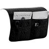 XDKS Organizzatore Divano, 6 Tasche Antiscivolo Poltrona Storage Bag, Poltrona Caddy per Tablet, Telefono, Libro, Riviste, Telecomando TV (Black)