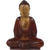 GURU SHOP Guru-Shop Wooden Buddha 20 Centimetri Pranamasana, Legno, 20x16x9 cm, Figure di Buddha e Ruote di Preghiera