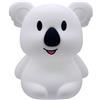Tianhaixing luce notturna Bambini, LED Forma animale silicone luce notte con 9 colori che cambiano/USB ricaricabile/telecomando e toccare dimmerabile (Koala)