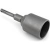 WPKD BLUEIY SDS-Plus Drill Bit Driver di Terra, Convertitore di Aste in Acciaio Forgiato Driver per Aste di a Terra per Trapano a Percussione e (45 mm)