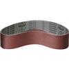 Klingspor Nastro abrasivo LS307X - 120 x 820 mm - grana P120 - 5 pezzi - per legno e metallo - base tessuto semi-flessibile resistente allo strappo - Nastri abrasivi professionali per smerigliatrici