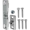 Kalexion Aggancio per porta del balcone, porta del balcone, universale, con manicotto in metallo robusto per montaggio a vite, protezione dal vento affidabile