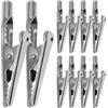 Peosaard Morsetti a coccodrillo, Morsetti a coccodrillo piccoli 10PCS 51mm 10a per test elettrici Metallo, clip elettrici