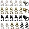 Sctmda Ganci Lacci in Metallo 60 Pezzi Ganci Lacci Stivali Ganci in Pizzo Scarpa Gancio Lacci Scarpe Fibbie Scarpe Fibbie Lacci Moschettone Fibbie per Lacci Raccordi Fibbie con Rivetti per Campeggio