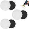 SEASJHBAY 6 cuscinetti per lucidatura da 125 mm, in lana, per smerigliatrice eccentrica e smerigliatrice angolare, disco lucidante da 125 mm per auto, mobili, metallo e plastica, accessorio per lucidatura