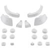 Generic Ricambio Pulsanti ABXY, D-pad, ZR, ZL, L, R per Switch 2 Controller，Bianco