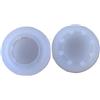 CFUENSBFDA 2 Pezzi Compatibili For PS3 PS4 XBOX 360 Tappo In Gomma Siliconica Controller Analogico Copertura Tappo In Silicone Thumb Stick Grip Joystick Caps Accessorio(CLEAR)