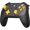 EasySMX S10C Controller Pro per Switch 2: sveglia con un tasto, chat vocale in gioco, motion a 9 assi e programmazione nativa. Batteria 1000mAh, piastre magnetiche intercambiabili - Nero