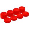 CFUENSBFDA 8 Pezzi Tappo For Impugnatura For Thumb Stick Analogico, Compatibile For PS5 PS4 PS3 Xbox 360 Controller Silicone Altezza Joystick Cover Thumbsticks Accessori Di Gioco(Red)