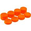 CFUENSBFDA 8 Pezzi Tappo For Impugnatura For Thumb Stick Analogico, Compatibile For PS5 PS4 PS3 Xbox 360 Controller Silicone Altezza Joystick Cover Thumbsticks Accessori Di Gioco(Orange)