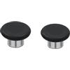 CFUENSBFDA Maniglia In Metallo Con Testa A Fungo, Bilanciere, Pulsanti Di Ricambio For Levetta Analogica 3D, Compatibili Con Il Controller Xbox One Elite Serie 2(2 Black B)