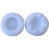 CFUENSBFDA 2 Pezzi Compatibili For PS3 PS4 XBOX 360 Tappo In Gomma Siliconica Controller Analogico Copertura Tappo In Silicone Thumb Stick Grip Joystick Caps Accessorio(WHITE)