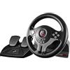 Subsonic Superdrive SV200 , Volante con pedali, Per PS4, XBOX ONE, PC, Switch e PS3, Non compatibile con PS5, Nero