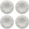 CFUENSBFDA Tappo Antiscivolo In Silicone For Joystick Analogico, Compatibile Con PS2 PS3 PS4 PS5 Xbox One Xbox 360 Xbox Series X Switch Pro Controller(White)