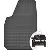 moto-MOLTICO Conducente Tappetini Auto in Gomma con un Bordo - Set 1 Pezzi - Tappetini per Auto Impermeabile - Set di Tappeti Adatti per Nissan Terrano I 1987-2003