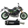 Generico Terminale Silenziatore di Scarico Moto Arrow in Alluminio Nero Edizione Limitata compatibile per KAWASAKI Z 900 2025-2026