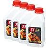 Moto In Moto Kit da 4 LT Litri Olio Miscela Malossi sintetico 7.1 Racing 2T