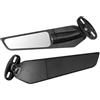 Generic Specchietto retrovisore for moto Honda CBR250R CBR300R CBR500R CBR600RR CBR650R CBR1000RR Specchietto retrovisore rotante con ala antivento modificata(Large size)