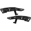 Generic Coppia di staffe per paraurti anteriore sinistro e destro, adatte per Citroen C3 2010-2016