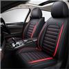 DINGQINGYUN Coprisedili Auto Anteriore per Ford Ranger Wildtrak (2016-2026), Impermeabile Coprisedili Universale, Set Coprisedile Anteriori Set Coprisedili Protezioni 2-Posti(Red)