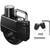 Baceyong Lucchetto Casco Moto Antifurto, Blocco Universale 24 mm Nero