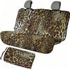 Hixingo Coprisedili Auto Posteriori Universale Protezione Sedile Posteriore Auto Microfibra e Antiscivolo Salvasedile per Cani e Bambini, Sedili Posteriori Sdoppiabili (150x140cm,Leopardo Bruno 8)