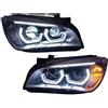 OneTrend Gruppi Ottici Anteriori Per BMW Per X1 E84 F49 2010-2015 Modificato LED DRL Angelo Occhio Lampada Frontale Gruppo Automotive Auto HA CONDOTTO Il Faro Set Completo Fari(Xenon)