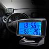 Baceyong Orologio termometro da auto Baceyong, orologio digitale e termometro 2 in 1 con display LED, utilizzato per l'arredamento interno ed esterno dell'auto