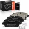 Frankberg Set di pastiglie freno comprensivo di 4 pastiglie freno | Compatibile con: SLK R172, Classe A W176, GLE W166, CLA Coupé C117, Classe M W166, Classe GLA X156, SLC R172