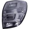 SGHFUVE Auto Fanali Posteriori Per Chevrolet Per Captiva 2008 2009 2010 2011 2012 2013 2014 2015 LED Paraurti Posteriore Fanale Posteriore Sinistra Destra Lampada Freno Arresto Auto Lampada Freno(Nero,Destra)