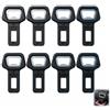 Sqylomk Set di 8 fibbie per cintura di sicurezza auto, clip per cintura di sicurezza auto, adattatore in lega di zinco, inserto a clip universale per veicoli, accessorio auto durevole per organizzazione