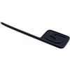 Generico 3D ABS Bagagliaio di Un'auto Badge Decal Badge Adesivo S Logo Compatibile A GLA CLA 45 GLE GLC CE 63 X156 W205 W212 W207 W176(Glossy black Small)