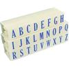 uxcell Stationery Beige rimovibile, in plastica, con lettere alfabeto Set di timbri