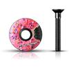 Rie:Sel Design Riesel Design - STEM cap - Tappo di sterzo per Bicicletta di Alta Gamma in Carbonio + Viti in Alluminio anodizzato - 6 g!!!! Dimensione 1 1/8 - Donut MKII