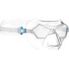 Salvimar Incredible, Maschera Ultracompatta, Unisex Adulto, Clear/Clear