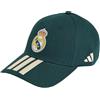 adidas Unisex - Adulto Real Madrid Hat, Aurora Ivy/Ivory, XS-S