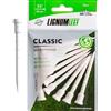LIGNUM Tee da golf con sistema ad anelli, Bianco, 82 mm