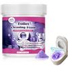 Traboto Detergente per WC extra forte, 100 g, 2026, detergente per WC in schiuma, per la rimozione del calcare, per WC, lucentezza e profumo fresco, senza contatto