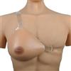 XRNWOHISB Forme del seno in silicone, tette finte del triangolo destro sinistro con tracolla regolabile for paziente con mastectomia protesica(2XL)