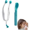 Generic Strumento per la rimozione delle a contatto, in silicone morbido, accessorio per la cura degli occhi per una facile maneggevolezza, adatto per unghie lunghe, viaggi, uso domestico