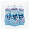 Generico Ammorbidente Azzurro Puro Mon Amour Extra Profumo, Maxi Formato 1350ml 54 Lavaggi, Set Multiplo da 2, 4 o 6 Flaconi (4 Flaconi da 1350ml)