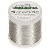 Madeira 9842 - 04 Filo da Ricamo Metallico in Nylon/Poliestere, 40 wt/201,2 m, Argento